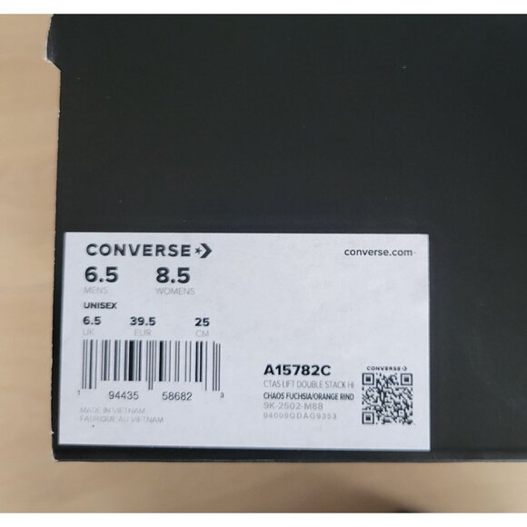 ⭐Converse Chuck Taylor All Star Platform Pride Sz 6.5 Mens Shoes Leopard A15782C - Picture 8 of 9